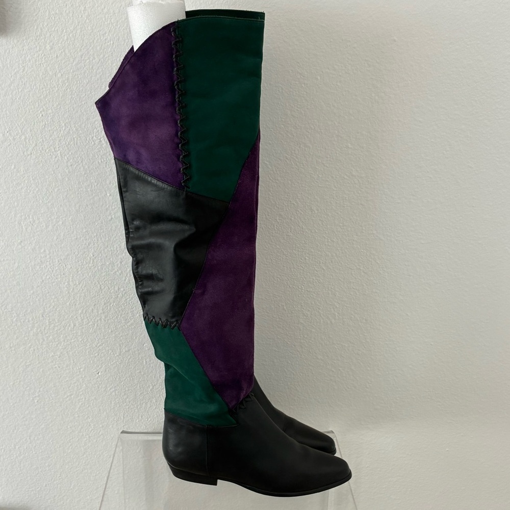 Vintage 80s Over the Knee Boots - Picture 4 of 15